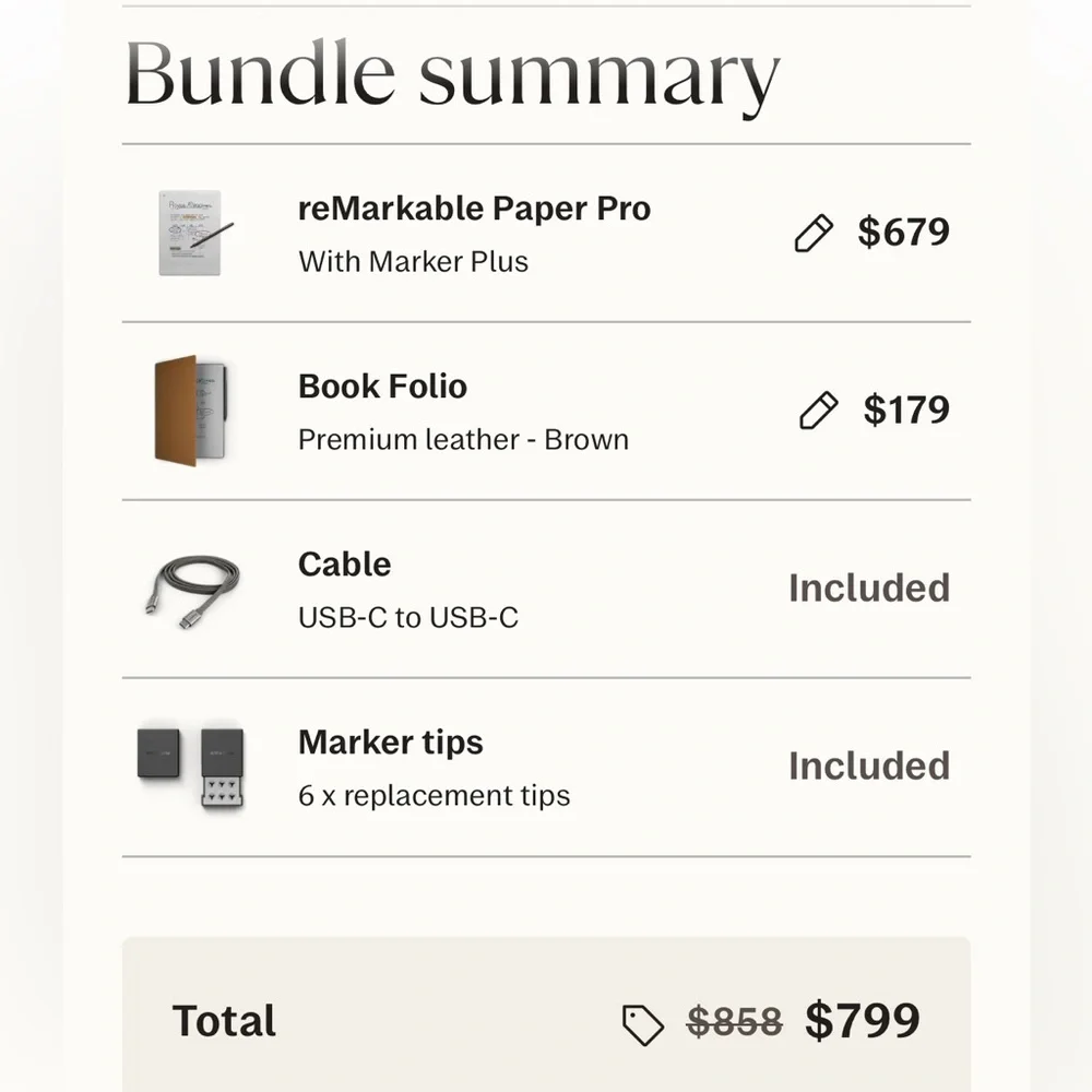 reMarkable Paper Pro Silver Tablet - Picture 2 of 2